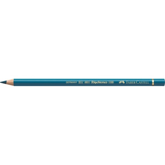 Crayon Faber Castell polychromos turquoise colbalt 153 à l'unité