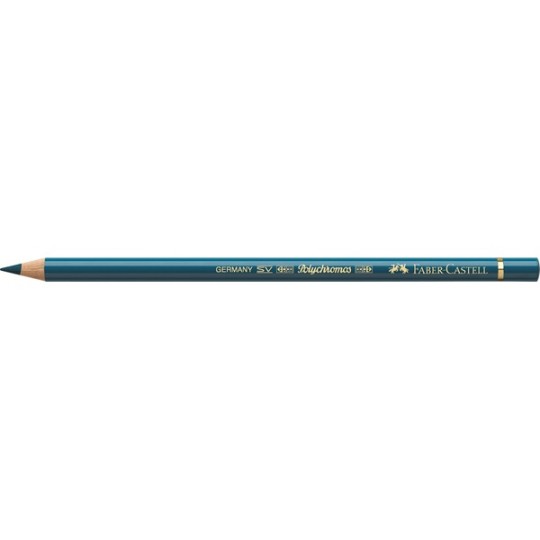 Crayon Faber Castell polychromos turquoise hélio 155 à l'unité