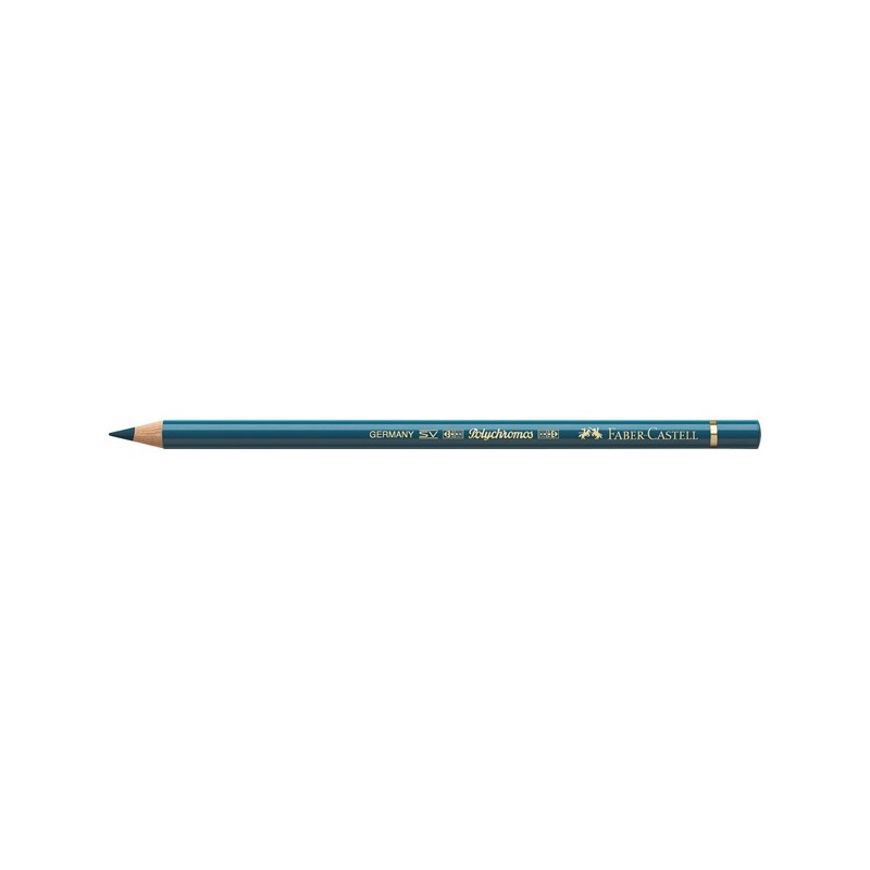 Crayon Faber Castell polychromos turquoise hélio 155 à l'unité