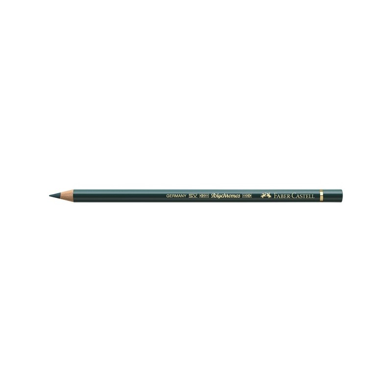 Crayon Faber Castell polychromos vert intense 158 à l'unité