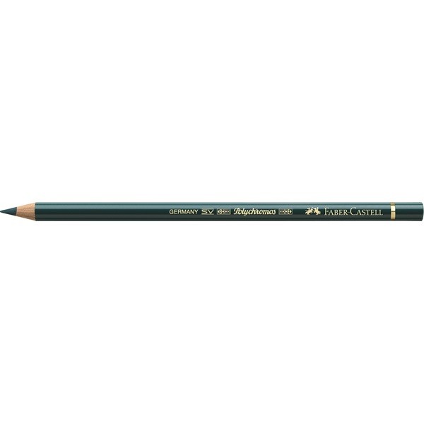 Crayon Faber Castell polychromos vert intense 158 à l'unité