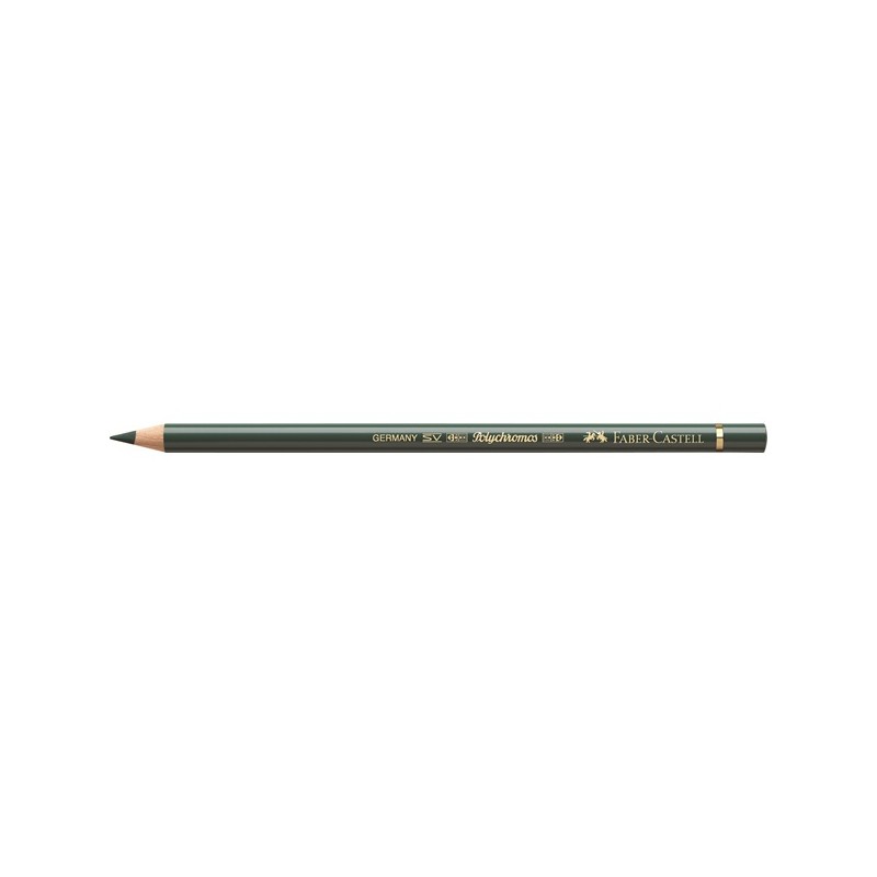 Crayon Faber Castell polychromos vert genévrier 165 à l'unité