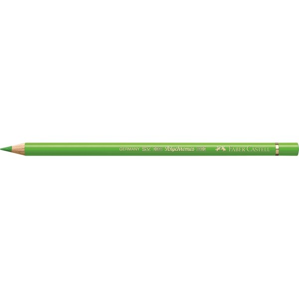 Crayon Faber Castell polychromos vert herbe 166 à l'unité