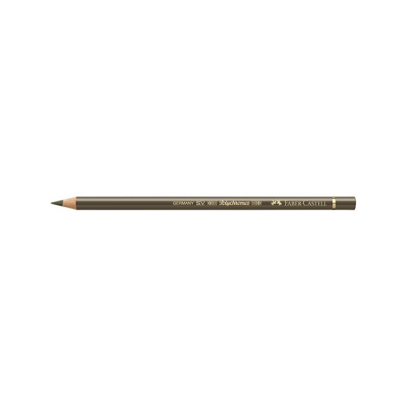 Crayon Faber Castell polychromos vert olive jaunâtre 173 à l'unité