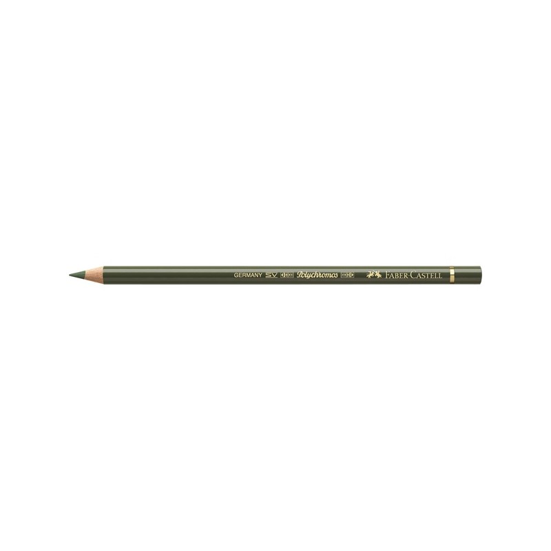 Crayon Faber Castell polychromos vert oxyde chrome opaque 174 à l'unité