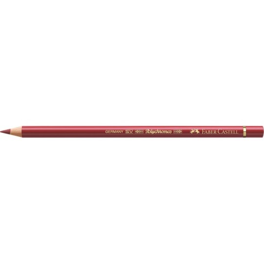 Crayon Faber Castell polychromos rouge cadmium moyen 217 à l'unité