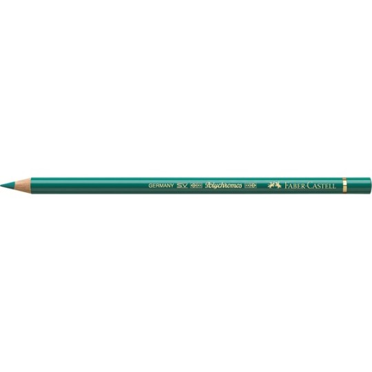 Crayon Faber Castell polychromos vert oxyde chrome ardent 276 à l'unité