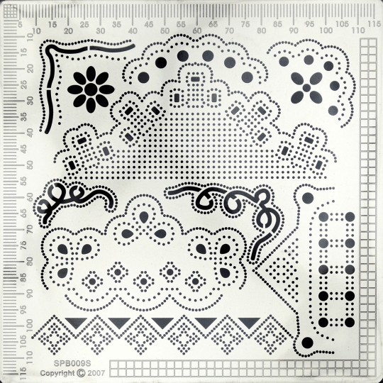 Grille parchemin Siesta petite + tapis 12x12cm SPB009S Grille parchemin Siesta petite + tapis 12x12cm SPB009S