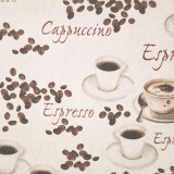 Papier tassotti à motifs café