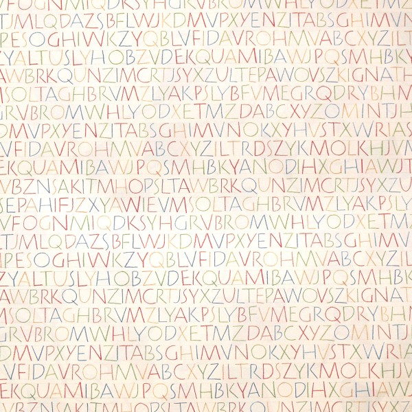 Papier tassotti motifs alphabet