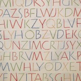 Papier tassotti motifs alphabet