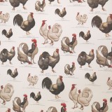 Papier tassotti motifs coqs