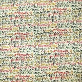 Papier tassotti motifs écritures modernes