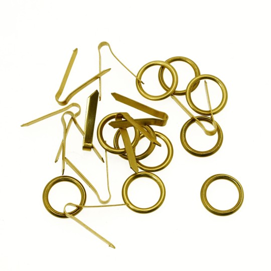 Attaches anneaux & lacets petits 10mm pour cartons encadrement x10