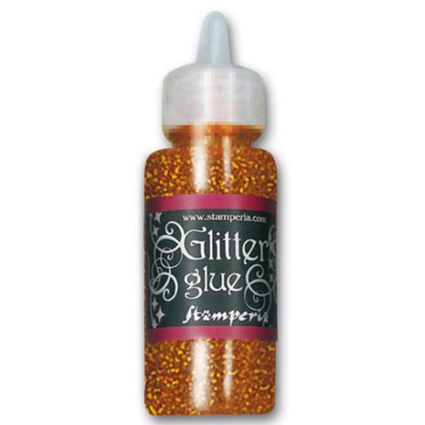 Glitter glue colle pailletée or antique 40ml