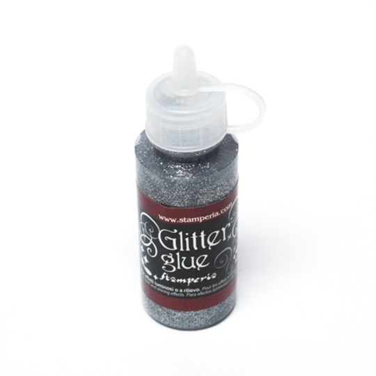 Glitter glue colle pailletée argent 40ml Glitter glue colle pailletée argent 40ml