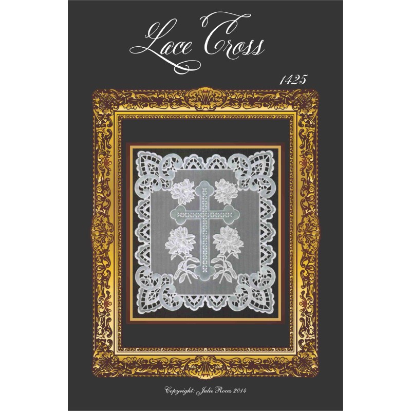 Modèles Julie Roces patron Pergamano Lace Cross pattern 1425