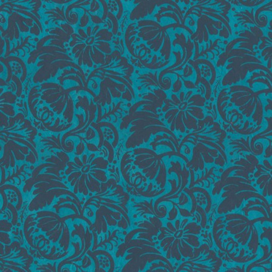 Papier népalais lokta grenade bleu turquoise