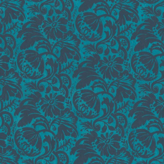 Papier népalais lokta grenade bleu turquoise