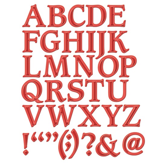 Dies découpe gaufrage alphabet majuscule Shapeabilities Spellbinders Dies découpe gaufrage alphabet majuscule Shapeabilities Spellbinders
