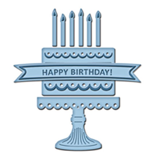 Dies découpe gaufrage gateau anniversaire Spellbinders Dies découpe gaufrage gateau anniversaire Spellbinders