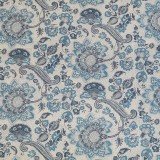 Papier tassotti motifs fleurs bassano bleu