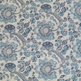 Papier tassotti motifs fleurs bassano bleu
