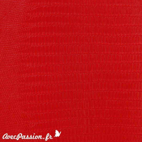 Papier simili cuir téjus rouge Papier simili cuir téjus rouge