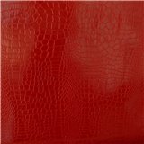 Papier Skivertex simili cuir crocodile rouge