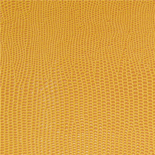 Papier Skivertex® Pellaq lézard simili cuir jaune 68x100cm