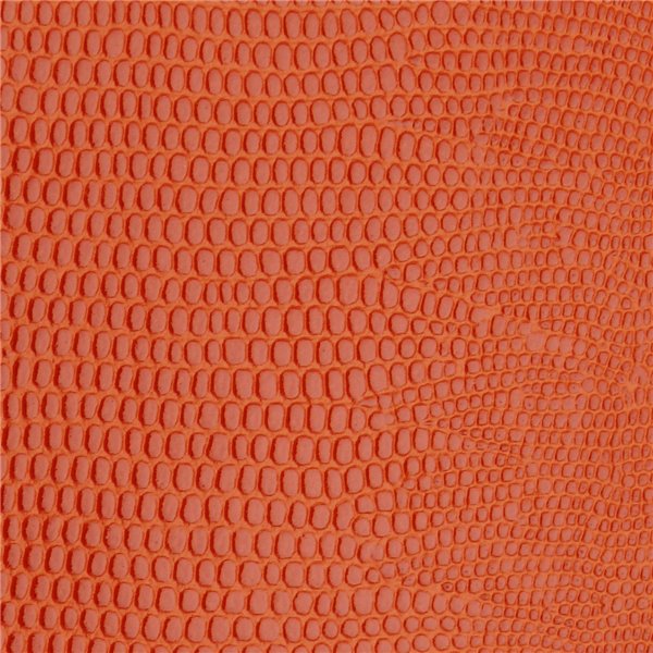 Papier Skivertex® Pellaq lézard simili cuir orange 68x100cm