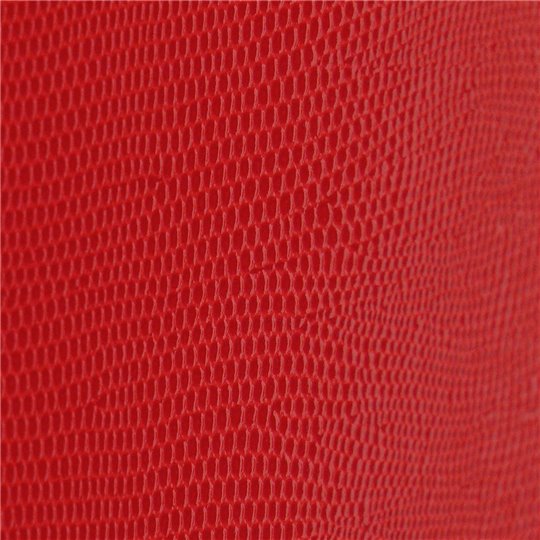 papier-skivertex-cuir-lezard-rouge-vif-cartonnage-meuble-carton
