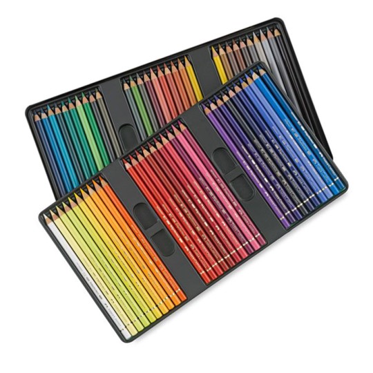 Boite de 60 crayons Faber Castell polychromos boite métal