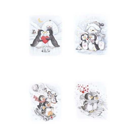 Pergamano paquet papier parchemin vellum pingouins 62583 5 feuilles Pergamano paquet papier parchemin vellum pingouins 62583 5 feuilles