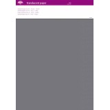 Papier parchemin Pergamano  translucent gris 5 feuilles