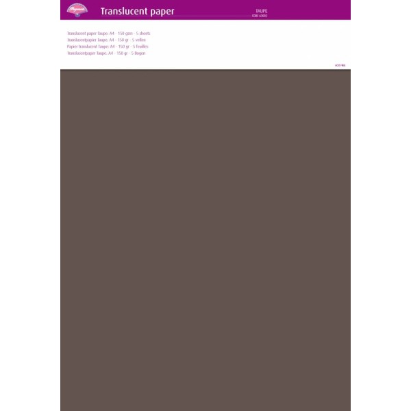 Pergamano papier parchemin translucent taupe 63002