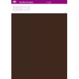 Pergamano papier parchemin translucent marron foncé 63003