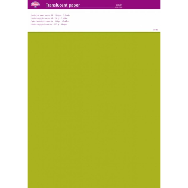 Pergamano papier parchemin translucent citron vert 63006