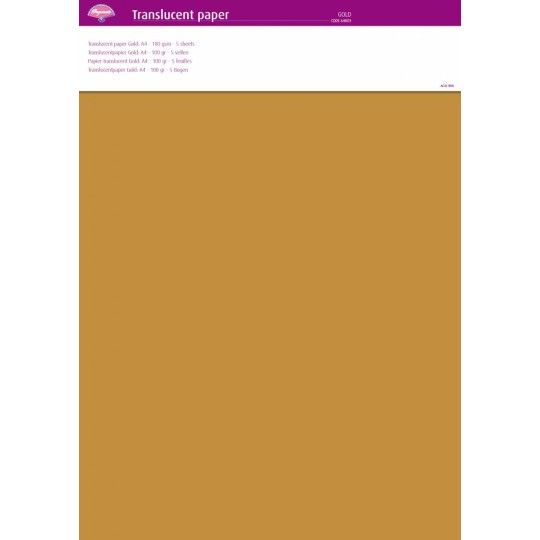 Pergamano papier parchemin translucent or 64003