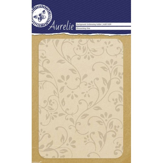 Classeur gaufrage fond fleurs de vigne 1p Classeur gaufrage fond fleurs de vigne 1p