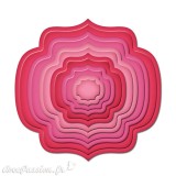 Dies découpe gaufrage étiquettes 6 Nestabilities Spellbinders