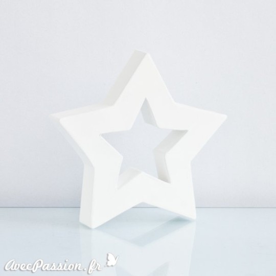 étoile blanche décopatch 19 cm