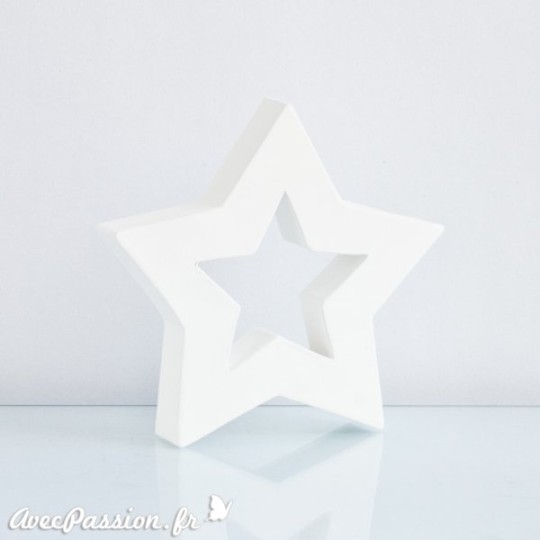 étoile blanche décopatch 19 cm étoile blanche décopatch 19 cm