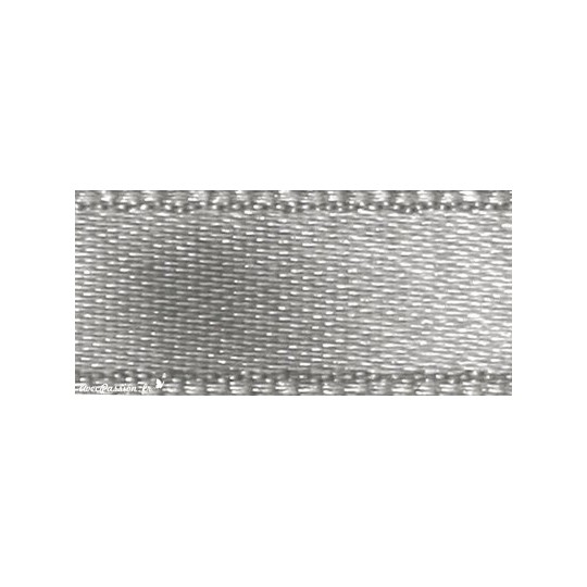 Ruban satin uni argent Ruban satin uni argent