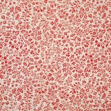 Papier tassotti motifs semis fleurs rouge