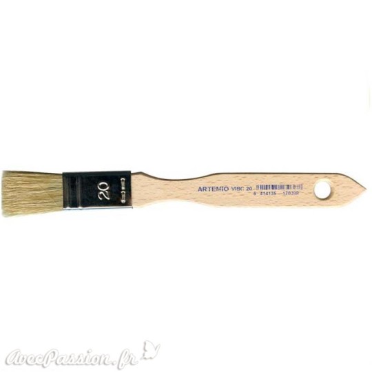 Pinceau brosse pour vernis taille 20mm Pinceau brosse pour vernis taille 20mm