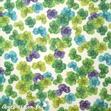 Papier tassotti motifs trèfles quatre feuilles