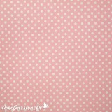 Papier tassotti motifs recto verso fond rose ou pois rose