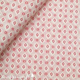 Papier tassotti motifs semis rouge