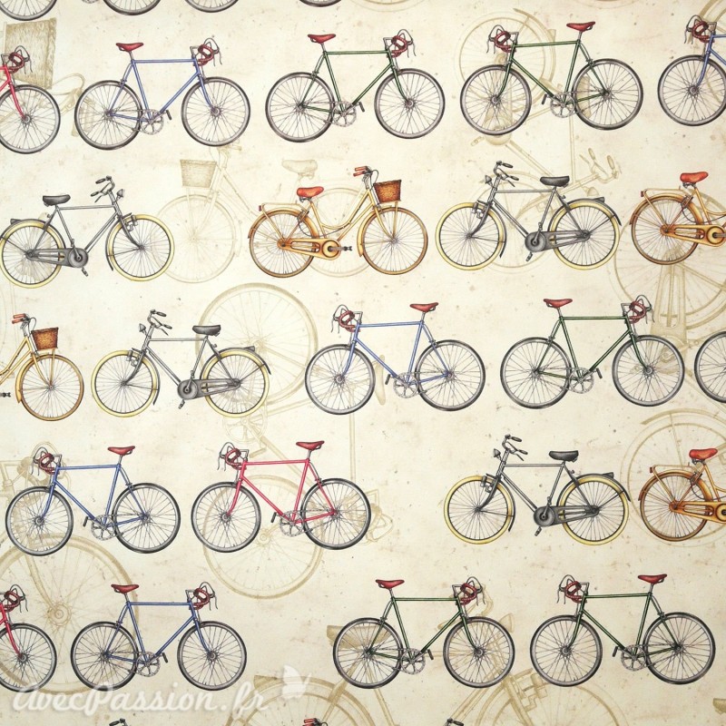 Cravate Business Homme Avec Motif Vélo - Polyester - 145x5cm